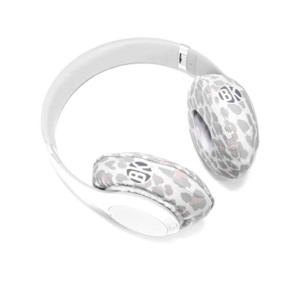 Beat Kicks Headphone Covers - Cheetah Print - Protective, Washable, Reg Size New